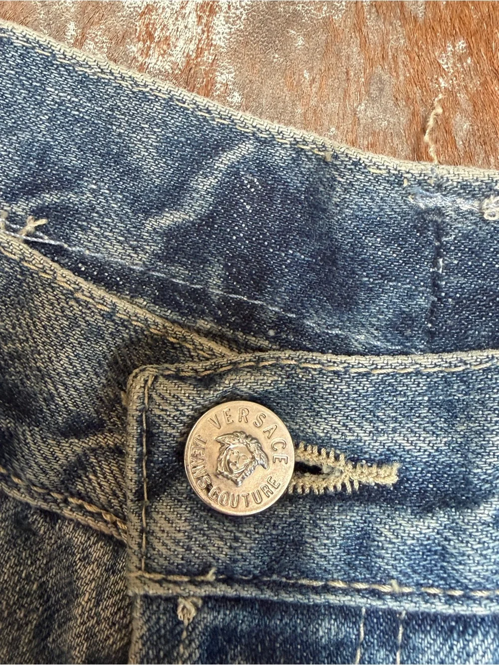 Versace Light Blue Denim Jeans